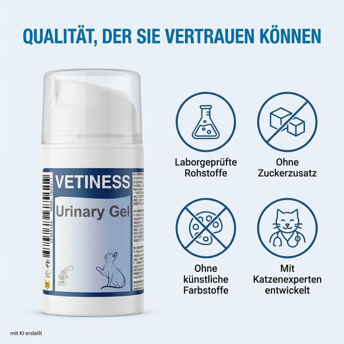 Vetiness Urinary Gel – laborgeprüfte Qualität