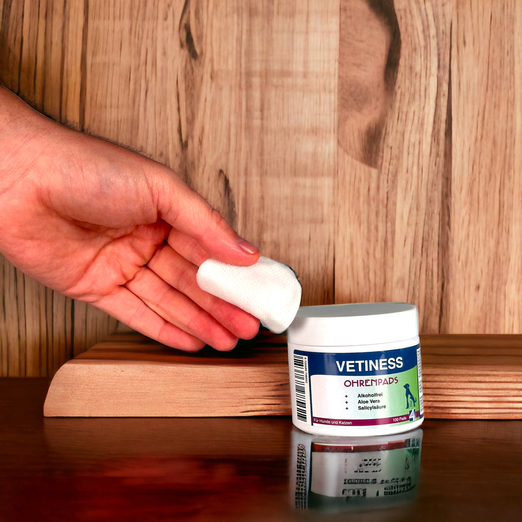 Coussinets d'oreilles Vetiness à l'aloe vera 100 coussinets