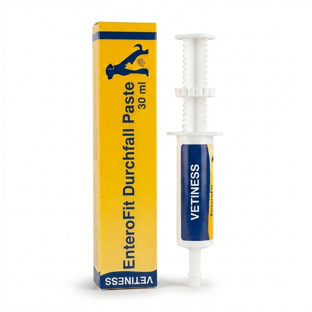Vetiness EnteroFit Durchfall Paste für Hunde 30 ml mit Verpackung