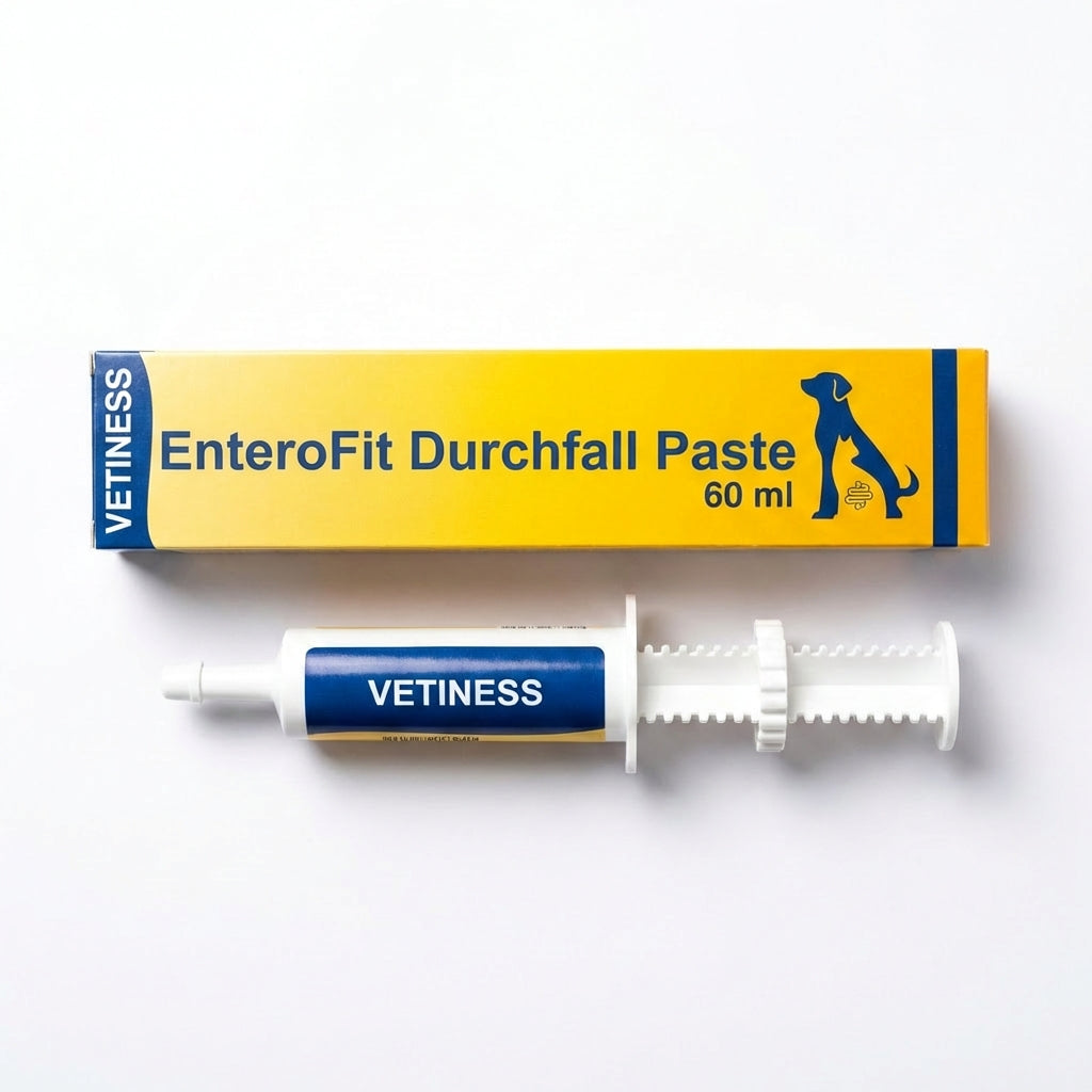 Vetiness EnteroFit Durchfall Paste für Hunde 60 ml mit Verpackung