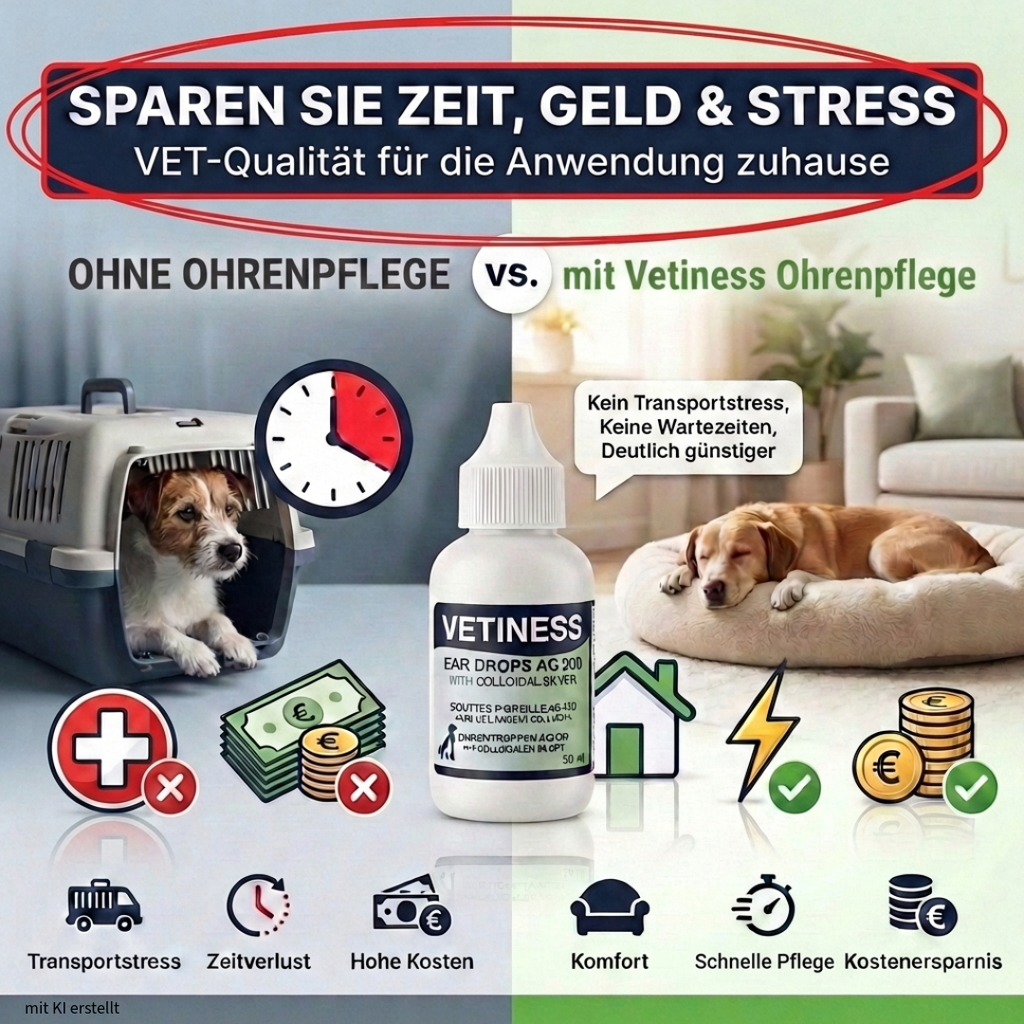 Gouttes auriculaires Vetiness AG 200