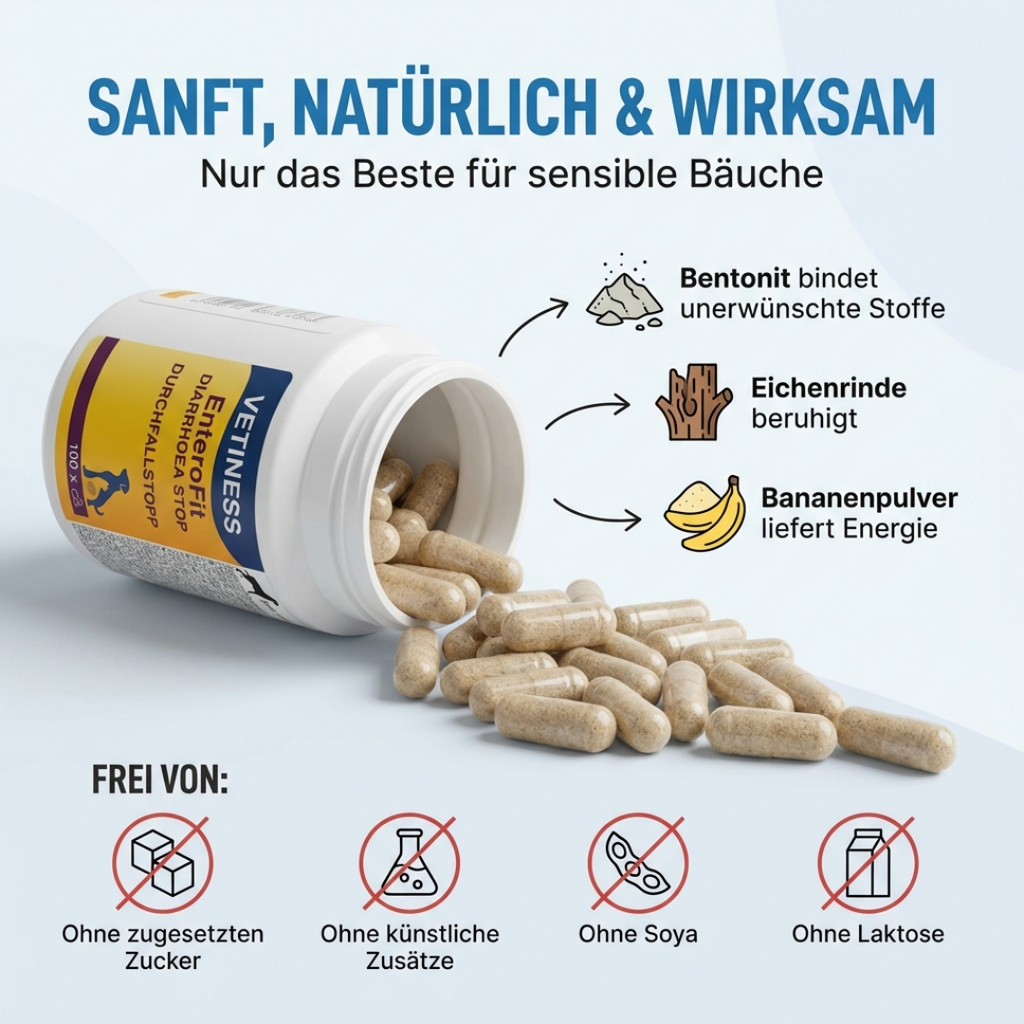 Capsules anti-diarrhée Vetiness EnteroFit