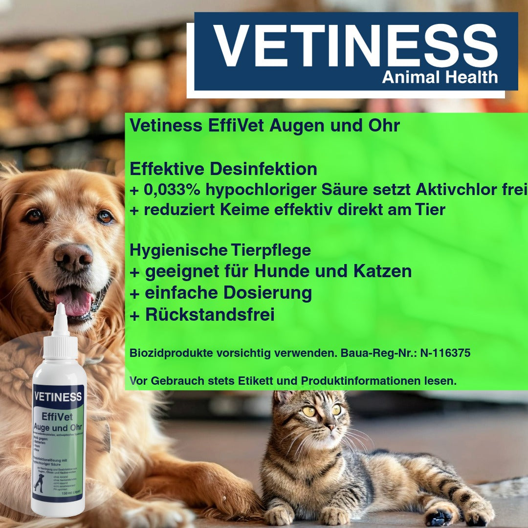 Vetiness EffiVet Augen und Ohr 150 ml