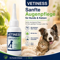 Vetiness Augentropfen AG – sanfte Augenpflege für Hund und Katze