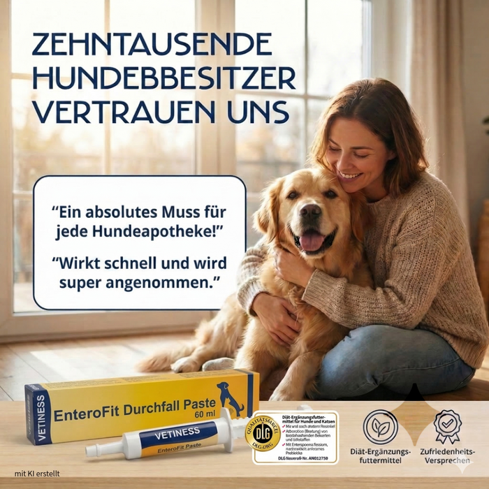 EnteroFit Durchfall Paste – tausende Hundebesitzer vertrauen darauf