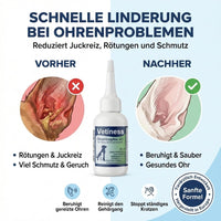 Vetiness Ohrentropfen AG – mit kolloidalem Silber und Aloe Vera