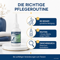 Vetiness Ohrentropfen AG – die richtige Pflegeroutine für saubere Ohren