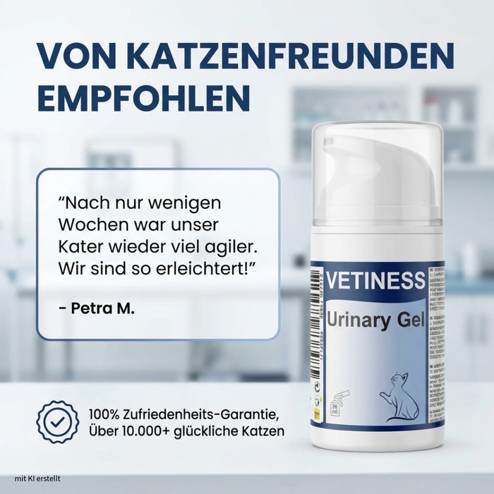 Vetiness Urinary Gel – von Katzenfreunden empfohlen